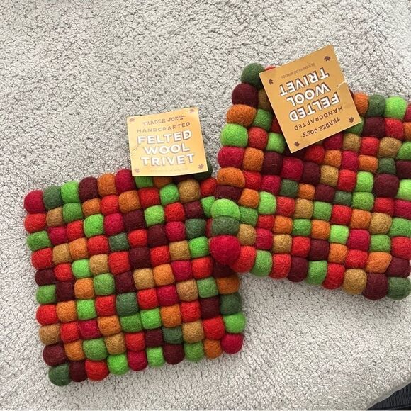Felted Wool Trivets from Trader Joe’s - Picture 2 of 2